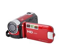 Appareil Photo Numérique, Écran Rotatif TFT 2,7 Pouces Résolution Vidéo 1080P 16MP Pixels Zoom Numérique 16X, Caméscope Caméra Vidéo pour Photographier (Rouge)