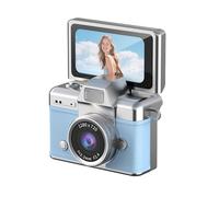 Appareil photo numérique facile à utiliser - Caméscope rétro esthétique avec art pour les photographes débutants - Appareil photo numérique portable