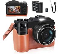 Appareil Photo numérique grand Angle 48mp,bricolage,cadre avant et arrière,double objectif,caméscope Selfie pour photographie 18x4K,WIFI - Type holster strap-With 32G TF Card