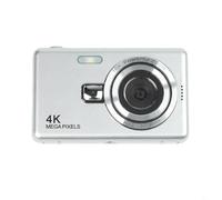 Appareil photo numérique haute résolution 96 mégapixels avec capture vidéo 1080p Zoom numérique 16x et écran 2,4" pour étudiants Noir (argent)