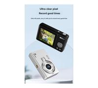 Appareil photo numérique HD 1080p 96 MP pour enfants - Zoom 16x, blanc