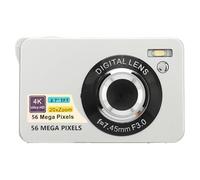 Appareil Photo Numérique HD 4K 56MP, Caméra de Vlogging Portable avec Zoom 20X, écran de 2,7 Pouces, Retardateur, Mode Rafale, Câble de Données USB, Support de Stockage de 128