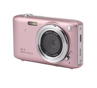 Appareil Photo Numérique HD 4K 58MP avec Zoom Automatique 16X, Appareil Photo Compact de Poche pour la Photographie deet Le Vlogging (Rose)