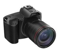 Appareil photo numérique HD avec Wi-Fi,Aiorber caméra vidéo portable, double objectif, transfert de photos vers un téléphone via Wi-Fi, 128 Go, microphone, objectif macro, lampe d'appoint, support, no