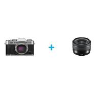 Appareil photo numérique hybride Fujifilm X-T30 III Argent + Objectif hybride Fujifilm XC 15-45mm f/3.5-5.6 OIS PZ noir