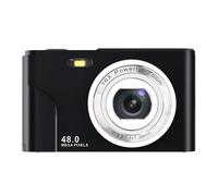 Appareil photo numérique 48MP FHD 1080p avec zoom 16x et carte mémoire de 32 Go Black