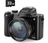 Appareil photo numérique INF 5K avec deux caméras frontales arrière, autofocus, anti-flou