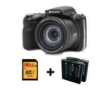 Kodak Appareil photo numérique PIXPRO AZ425 Noir + seconde batterie LB060 + carte 32 Go