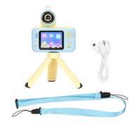 appareil photo numerique multifonction pour enfants, ecran IPS HD de 2,4 pouces, photo, jeux video, MP3, mignon, avec support