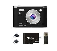Appareil photo numérique pixelisé 6400 W avec résolution 4K et plusieurs modes, haute capacité 800 mAh pour les amateurs d'aventure, appareil photo numérique portable pour photographie de voyage