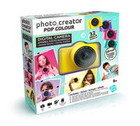 Appareil Photo Numérique Pop Couleur Jaune- Avec carte SD 8Go incluse- Photo Creator- CLK 040 Canal Toys