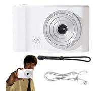 Appareil photo numérique pour débutants - 4 K Portable 4 400 W UHD, sans carte de stockage | Appareil photo compact, point et prise de vue avec 8 x appareil photo numérique anti-chute Zoom numérique