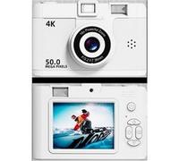 Appareil photo numérique pour enfants avec transmission WiFi, impression automatique,avec carte SD de 64 Go, couleur blanche