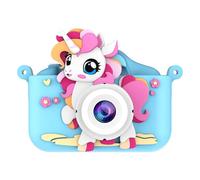 Appareil photo numérique pour enfants, cadeau de Noël, d'anniversaire, caméra vidéo numérique pour enfants avec coque en silicone souple, facile à utiliser, design durable pour le jeu créatif et les