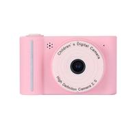 Appareil photo numérique pour enfants,objectif touristique,écran IPS 1080 pouces,jeux intéressants,cadeau d'anniversaire et de Noël pour garçons et filles,2.0 P - Type pink-standard
