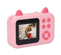 Appareil Photo Numérique pour Enfants, Reconnaissance Faciale AI, écran de 2,4 Pouces, Mise au Point Automatique, Caméra d' Thermique pour de Vacances (Pink)