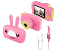 Appareil photo numérique pour enfants - SURENHAP - 12MP - Vidéo HD 1080P - Carte micro SD 64Go - Rose