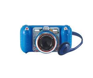 Appareil photo numérique pour enfants VTech KidiZoom Duo Pro avec écran tactile, caméra frontale et arrière, jeux intégrés et lecteur de musique et vidéos - Bleu