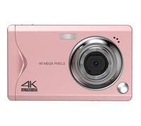 Appareil photo numérique Preisku, 4K HD, 800MP, Avec un écran de 3 pouces-Rose Rose G