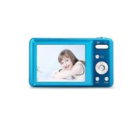 Appareil photo numérique rétro 2,7 pouces IPS HD caméscope anti-tremblement DV Cam K12 48MP, bleu