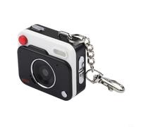 Appareil photo numérique rétro CCD pour étudiants - Caméra photo et vidéo HD 1080p, 8 MP, capteur 1/1,7", boîtier compact en ABS de 9,5 x 7,4 x 3,6 cm, marron/rouge/vert/noir/blanc (noir)