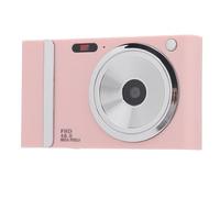 Appareil Photo Numérique Rétro HD 48 MP Zoom 16X Conception Légère Détection de Visage Idéal pour Enregistrer des Moments Spéciaux (Rose)