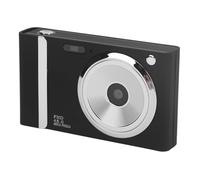 Appareil Photo Numérique Rétro HD 48 MP Zoom 16X Conception Légère Détection de Visage Idéal pour Enregistrer des Moments Spéciaux (Black)