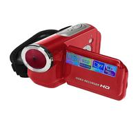 Appareil photo numérique WRKEKC 16 mégapixels, idéal comme cadeau pour les étudiants ou comme appareil d'entrée de gamme. Écran LCD TFT rouge 2