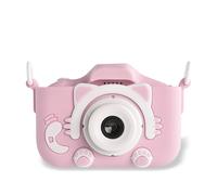 Appareil photo numérique x2, design chat, photos de 20mpx et vidéo, pour enfants