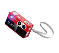 Appareil photo objectif avec écran 1,97" pour photographie, rouge | Définition 4K, affichage, double objectif, mise au point automatique, intégré pour des photos claires et une photographie