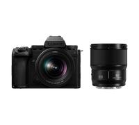 Appareil photo plein format LUMIX S5IIX, avec objectifs S-2060 et S-S50
