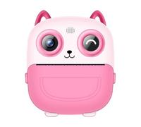 Appareil photo portable à impression thermique instantanée pour enfants avec écran de 2 4 pouces - Photo numérique selfie vidéo HD sans encre - Jouet d'apprentissage - Cadeau d'anniversaire pour