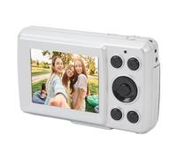 Appareil Photo Portable, Appareil Photo Compact 16 MP 2,4 Pouces, Zoom Numérique 16X 1080P pour Une Utilisation Quotidienne (Gris Argent)