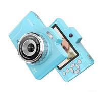 Appareil photo portable pour enfants, caméra rétro HD double caméra CCD 7,1 cm écran TFT protection des yeux pour garçons filles enfants (vert)