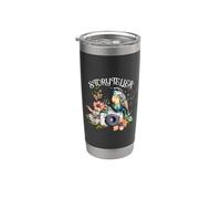 Appareil photo pour conteur d'histoires Gobelet isotherme en acier inoxydable double paroi