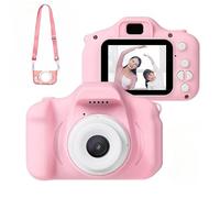 Appareil Photo pour Enfant - Passion Bébé(Rose,SD 32GB+Étui en Silicone)
