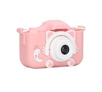 Appareil Photo pour Enfants, 2000W Pixels Portable Kids Camera Silicone HD pour Cadeau d'anniversaire (Rose)