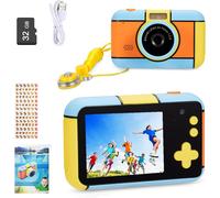 Appareil Photo pour Enfants, 24MP 1080P FHD Appareil Photo Numérique 2.4"" Selfie Apareille Photo Video Caméra avec 32G Carte, Zoom, Cadeaux pour Garçons & Filles de 3 4 5 6 7 8 9 10 11 12 Ans