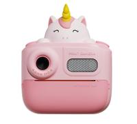 Appareil photo pour enfants 48 MP avant arrière impression thermique multifonction écran haute transparence batterie 800 mAh carte SD 32 Go créatifs stylos colorés autocollants lanière pour enfants
