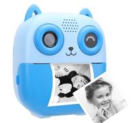 Appareil Photo pour Enfants à Impression Instantanée, Appareil Photo Numérique Selfie à Double Objectif HD 1080P, Caméra Vidéo 48 MP, Impression Thermique, écran de 2,4 Pouces,