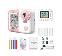 Appareil photo pour enfants à impression instantanée - Prenez maintenant et obtenez maintenant, mini caméra de sport HD, appareil photo numérique portable, appareil photo pour enfants 1080p