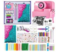 Appareil photo pour enfants avec impression instantanée et journal à faire soi-même, appareil photo instantané 1080p pour enfants qui impriment des photos, cadeaux de Noël et d'anniversaire pour