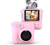 Lamax InstaKid1 Appareil photo à développement instantané rose batterie intégrée, avec flash intégré, vidéo Full HD, pr