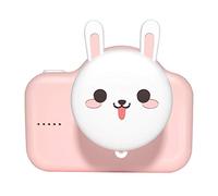 Appareil Photo Pourenfants Mini Caméra Deux Caméras Avant Et Arrière, Caméra Éducative pour Enfants, pour Garçons Et Filles De 3 À 12 Ans-Lapin Blanc