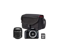 Canon EOS 2000D BK 18-55 IS + SB130 +16GB EU26 Kit d'appareil-photo SLR 24,1 MP CMOS 6000 x 4000 pixels Noir