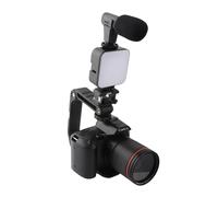 Appareil Photo Reflex Numérique, D5 F = 2,7 2,95 Mm 4K 64MP Zoom 16X Appareil Photo Numérique HD Vision Nocturne, Objectif Macro 62 Mm Caméra Vidéo Grand Angle 120° avec Lumière