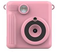 Appareil photo reflex pour enfants EX220, impression en un clic, avec carte SD de 32 Go, couleur rose Rose