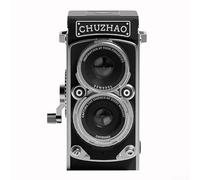 Appareil photo rétro miniature conçu pour des photographies amusantes, équipé d'une vidéo Full HD 1080p et de fonctions autofocus 12 MP