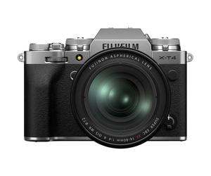 Appareil photo sans miroir Fujifilm X-T4 avec objectif 16-80 mm - Argent