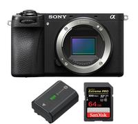 Appareil photo sans miroir Sony a6700+batterie Sony NP-FZ100+SanDisk 64Go Extreme Pro SDXC UHS-II U3 V90 300 Mo/s